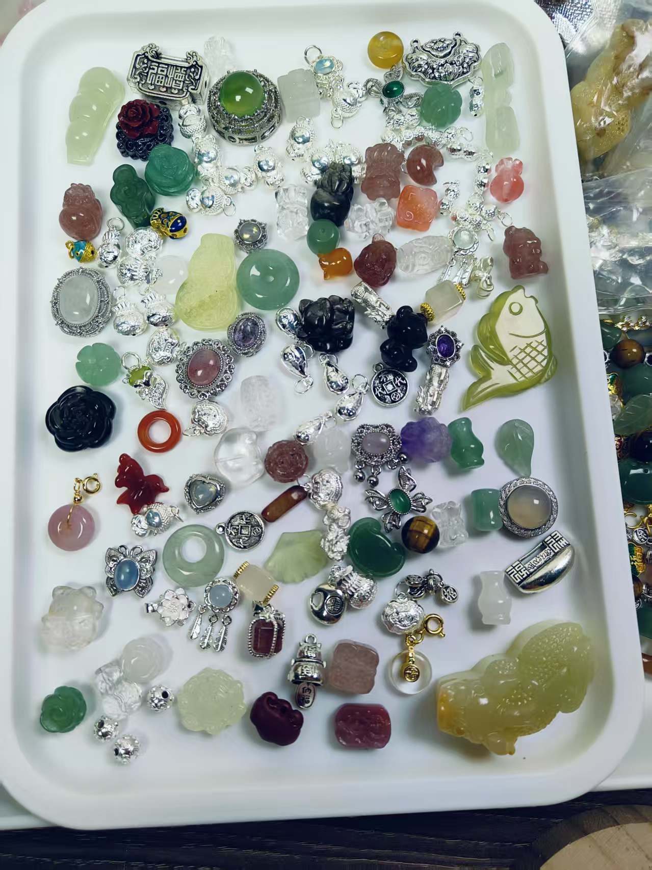 自选10个雕刻diy小配件(默认微瑕不退换) 完美主义慎拍