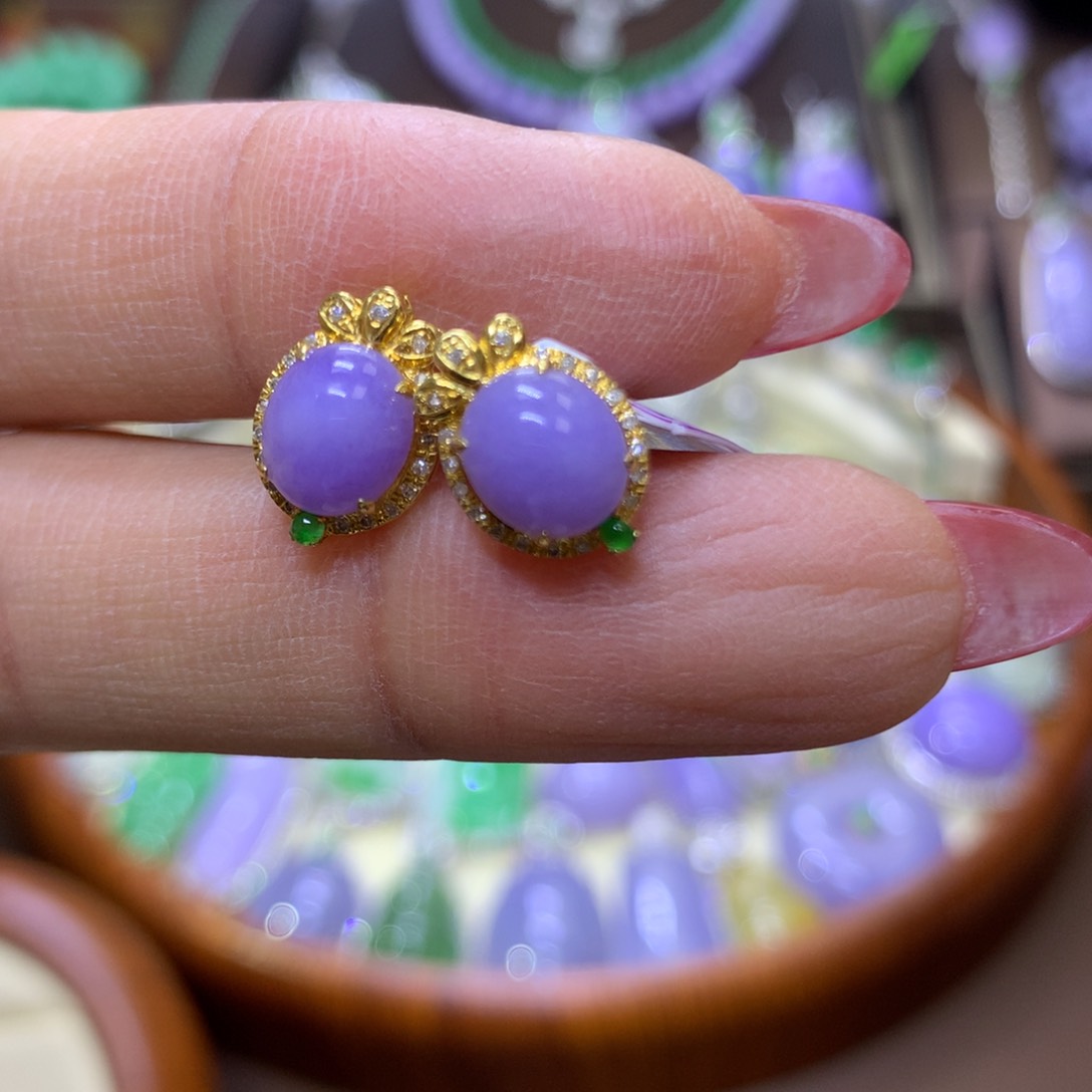 【闪购商品】翡翠18K金镶嵌颈饰翡翠