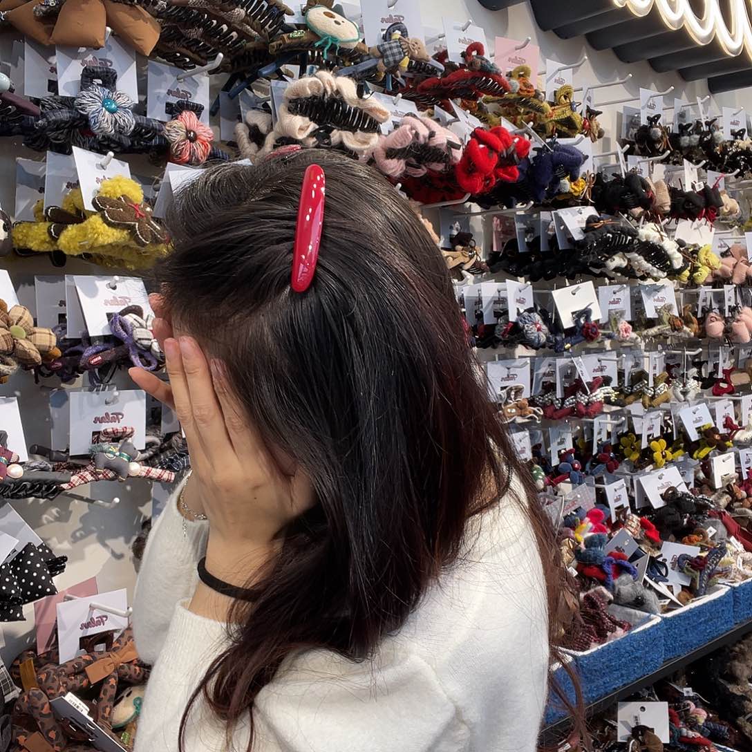 布艺非金属60 倒叉梳