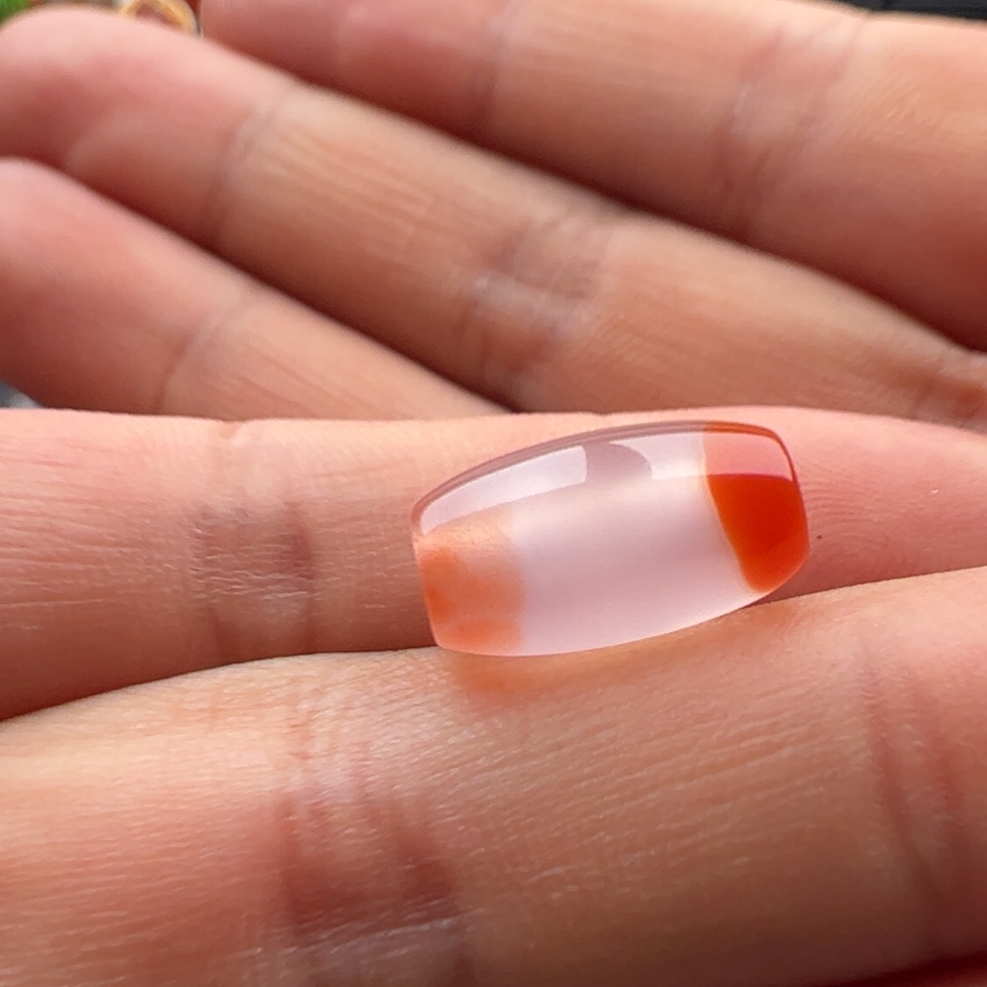 南红玛瑙桶珠9.2x 16未镶嵌