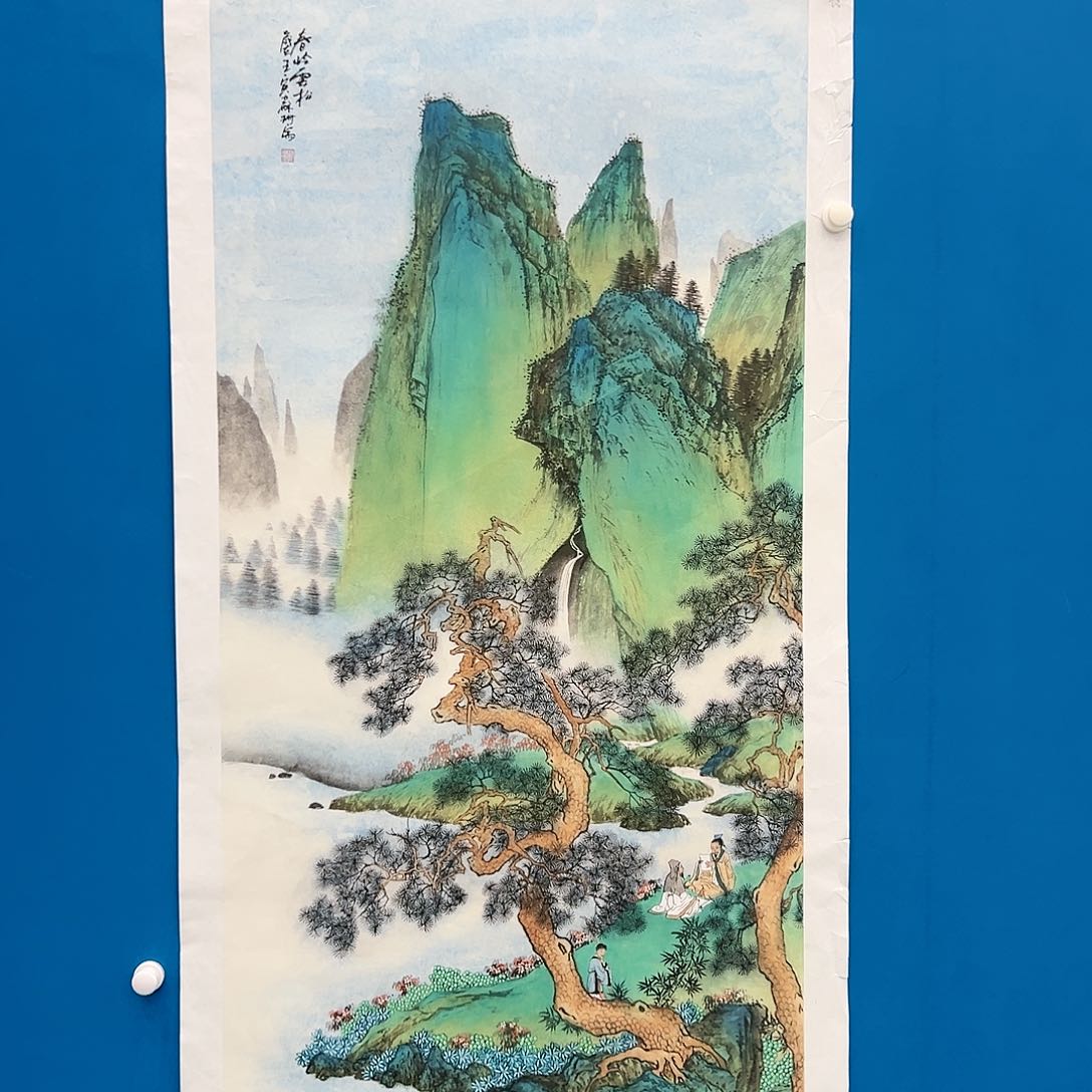 国画苏珊展览原作