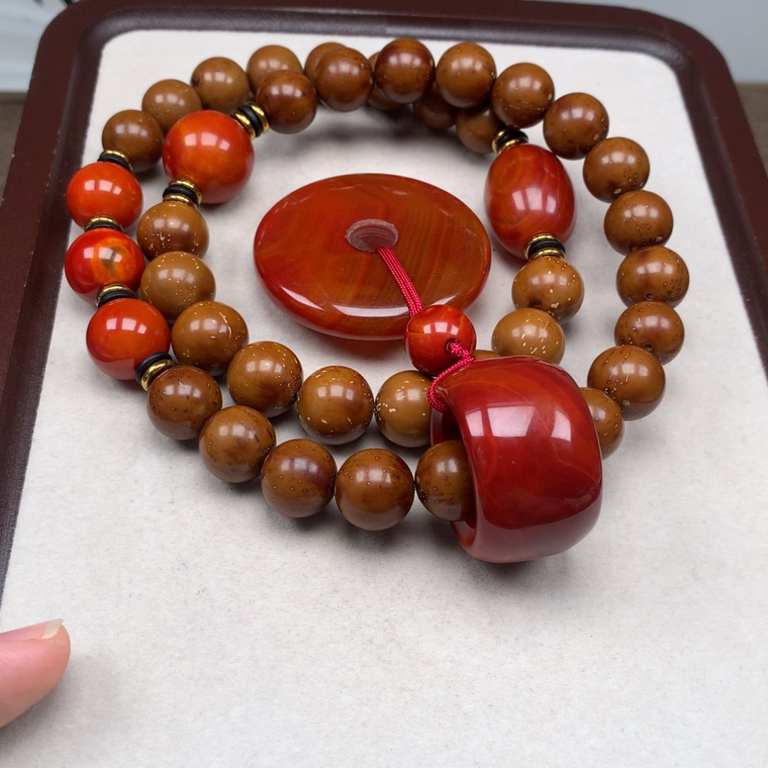 菩提吊坠未镶嵌紫金鼠菩提