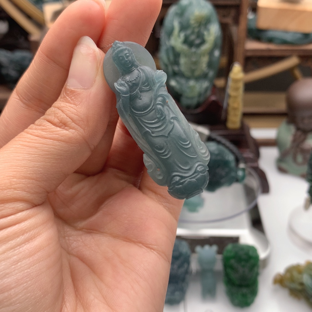 定制翡翠未镶嵌毛货不退不换