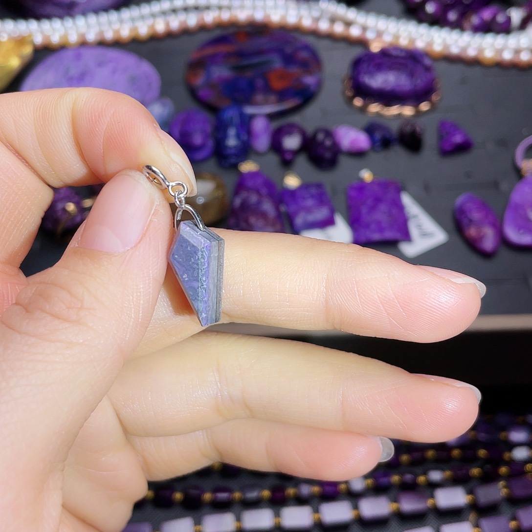 苏纪石（舒俱来）提溜银S925镶嵌