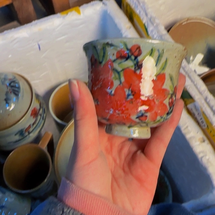 瓷片景德镇陶瓷手工手绘