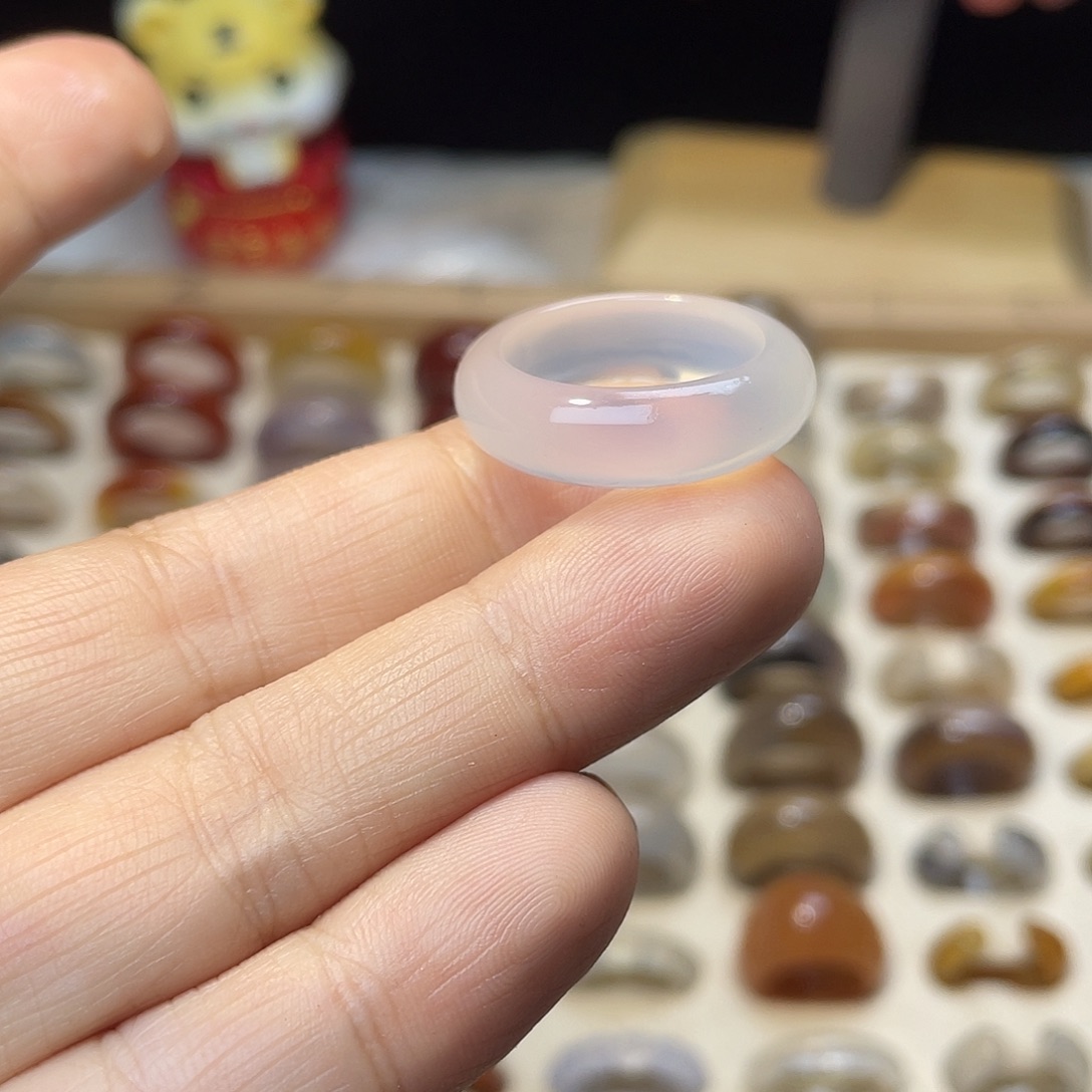 玛瑙/玉髓合金戒指A11港20不退换