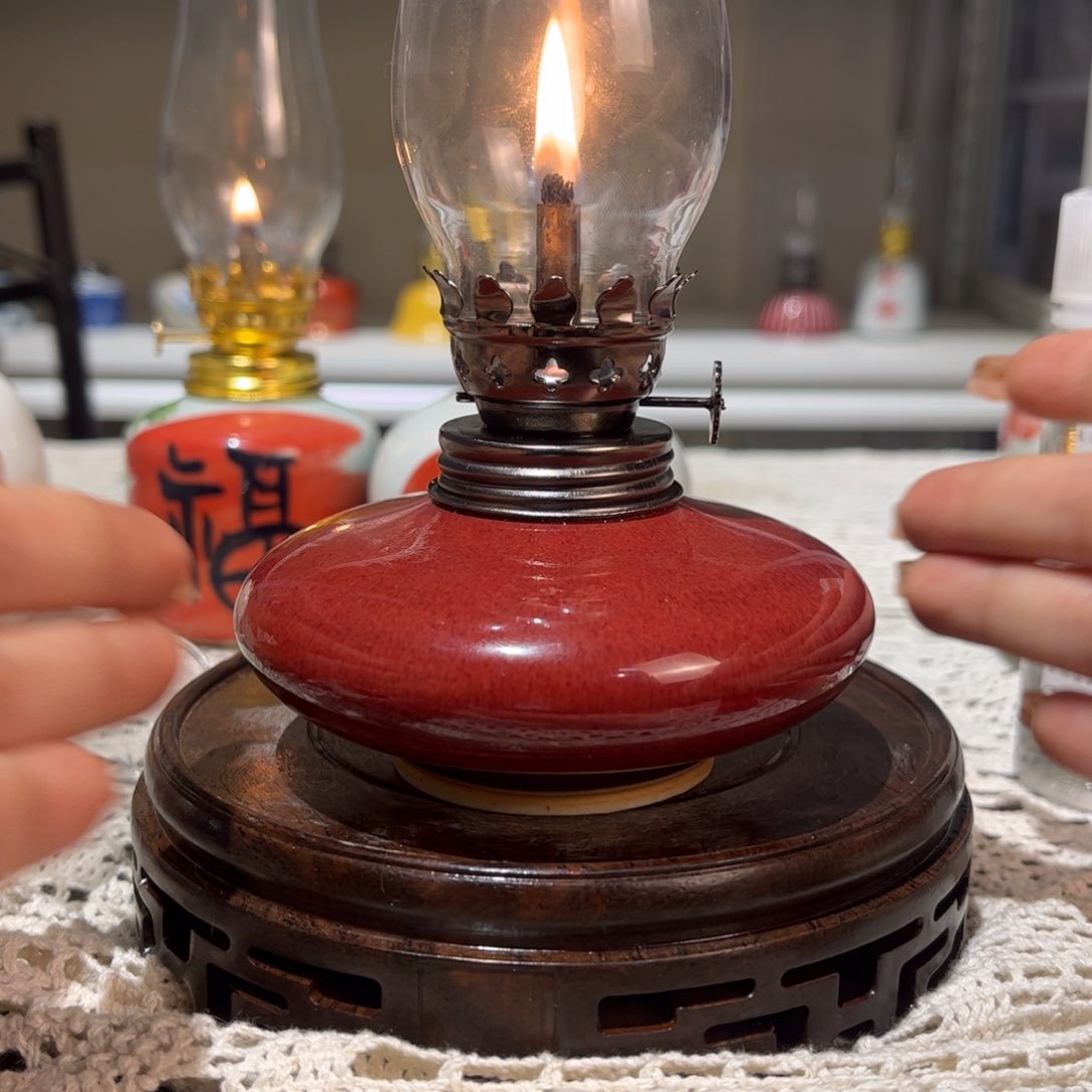 摆件景德镇陶瓷香薰灯