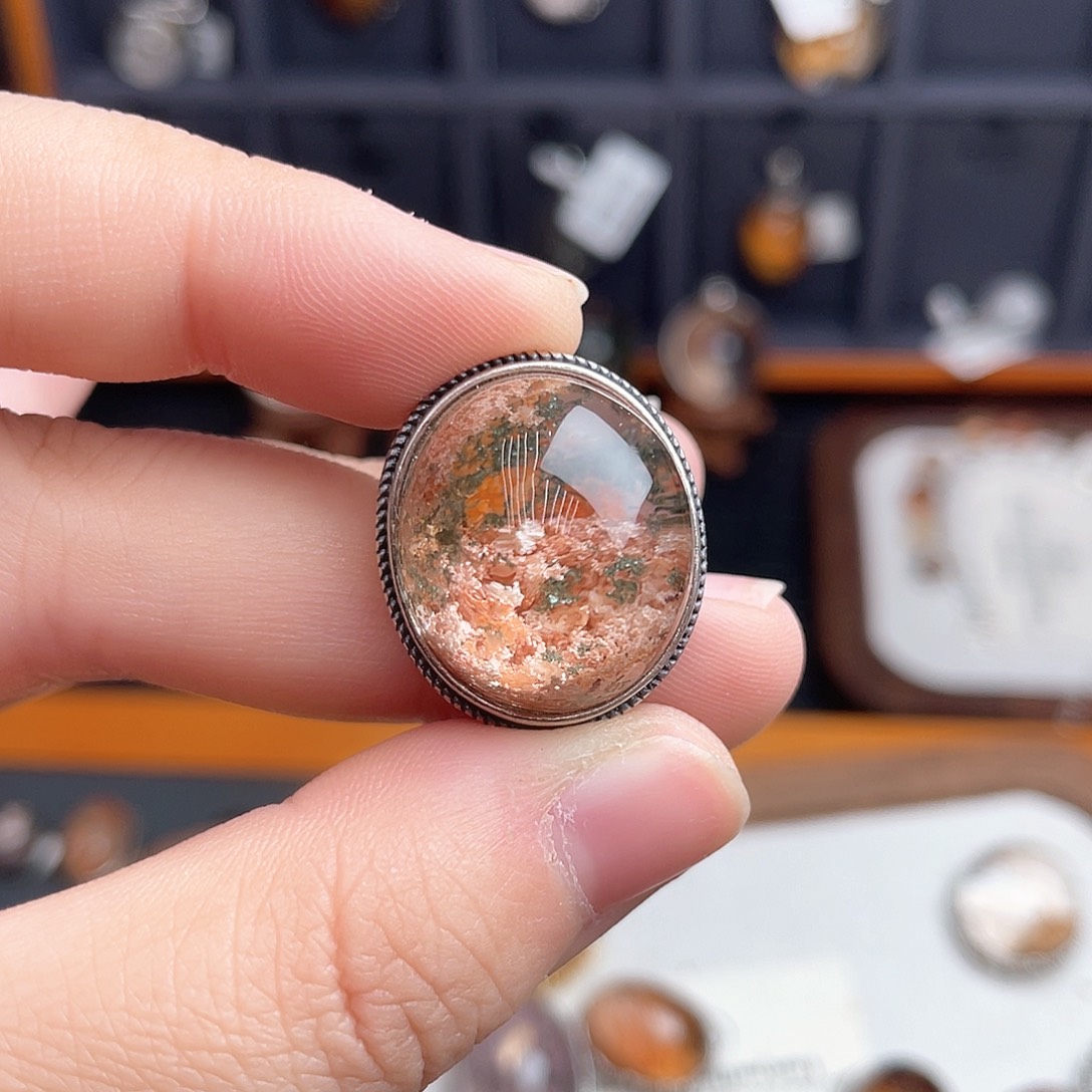 水晶颈饰银S925镶嵌?*果