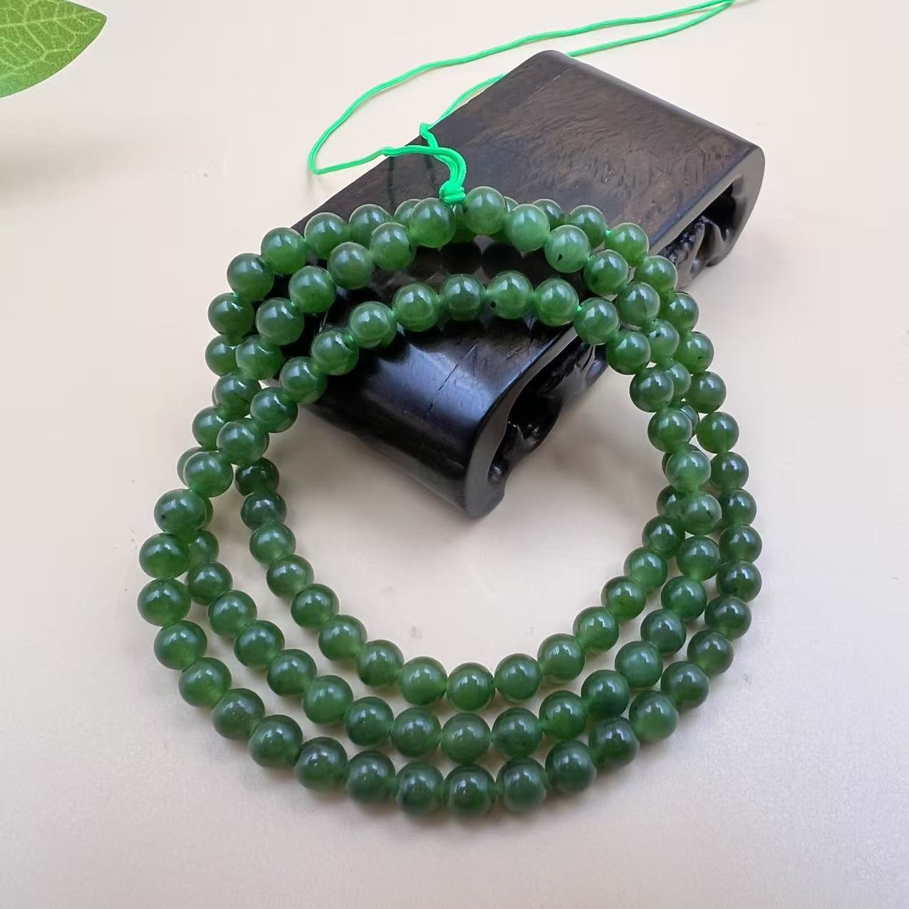 A597 和田玉珠链 GS46310127