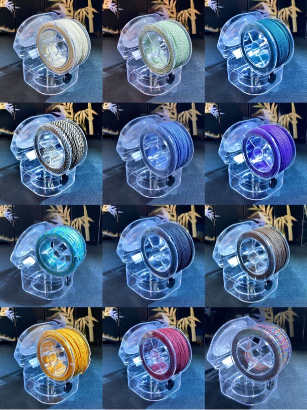 轩懿家文玩专用手工包芯棉线老式五色