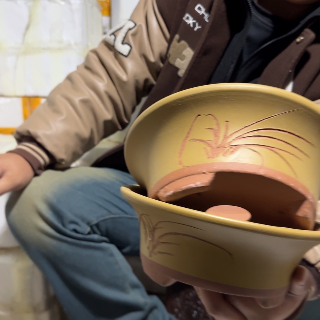紫砂花盆瑕疵是不需要