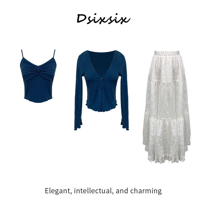 Yeah Me-【海风少女】原创显瘦套装连衣裙-52103K-52104K-52105K