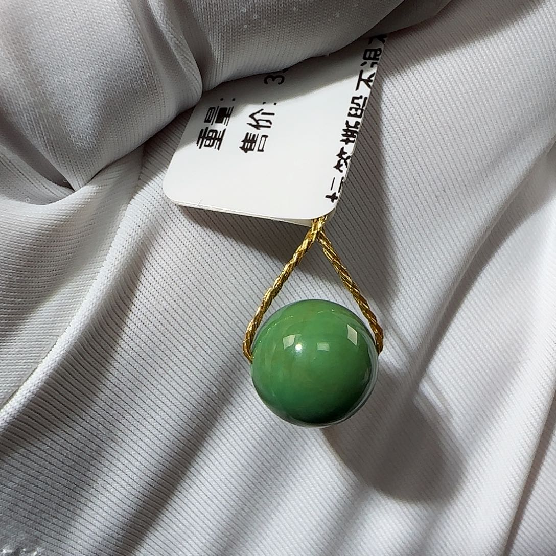 绿松石未镶嵌10mm➕单珠