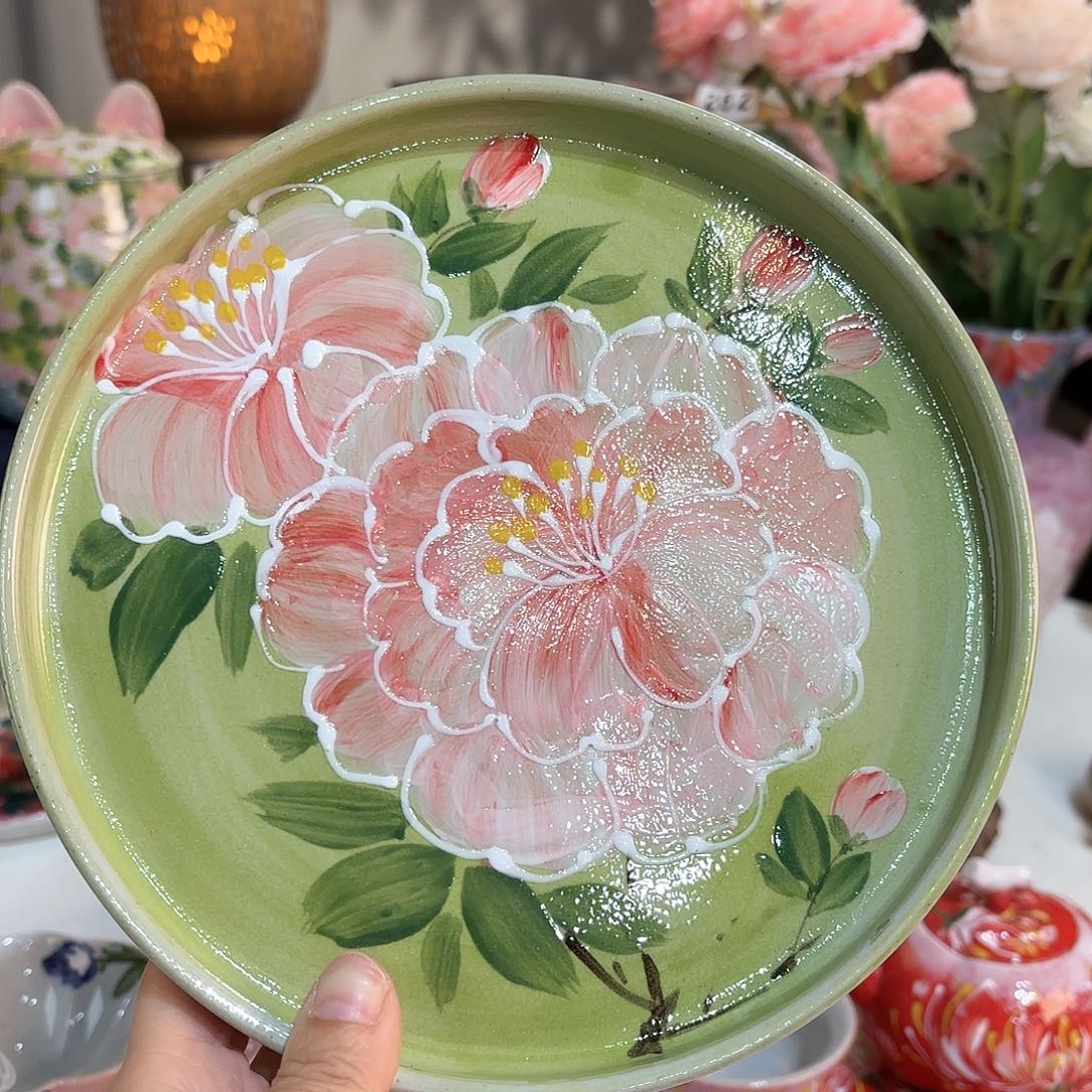 景德镇手绘高温釉下彩陶瓷茶具