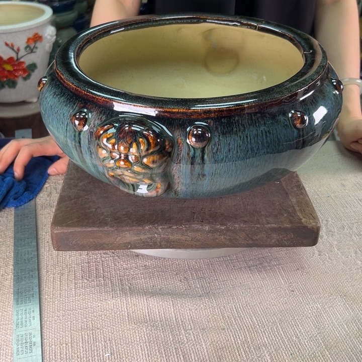 泳坤堂石湾盆微瑕