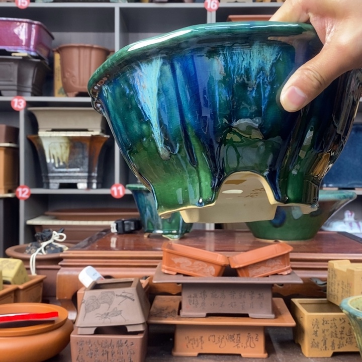 红陶嘻****嘻宜兴紫砂花盆