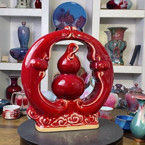 摆件禹州神后钧瓷原产地~