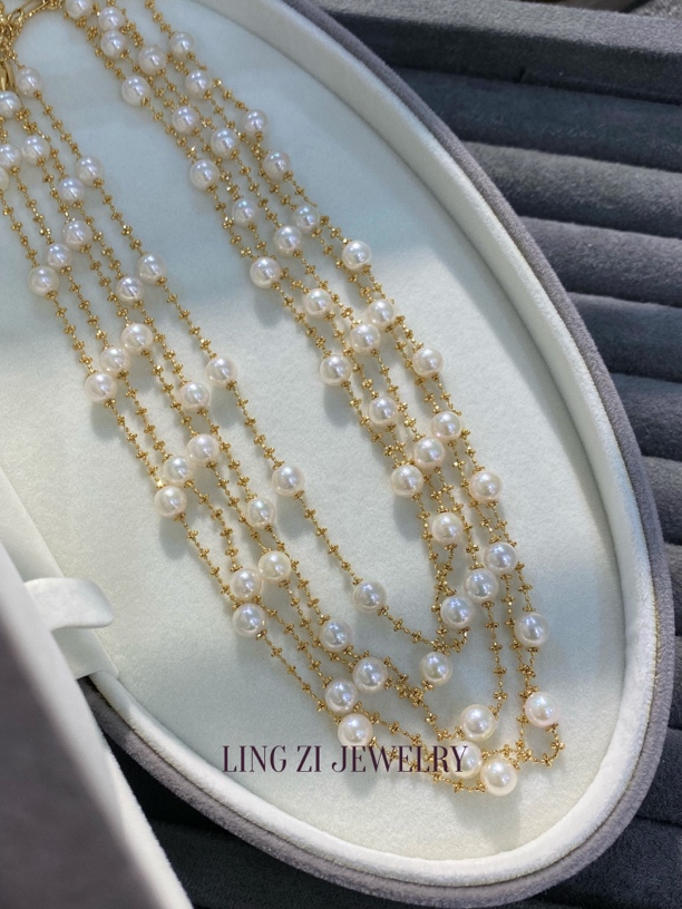 【全手工满天星海水akoya】仙女款（一条）项链