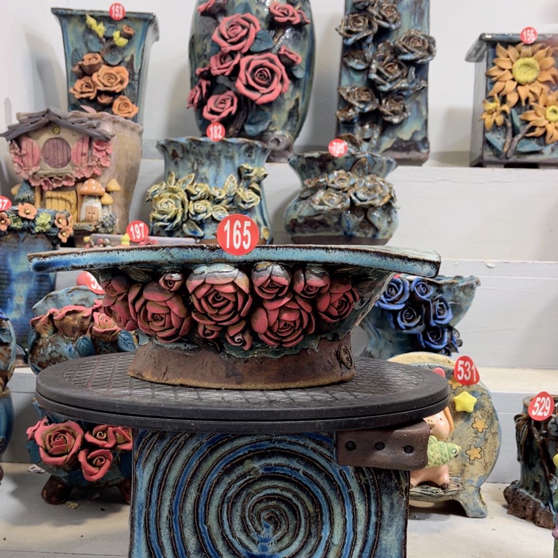 陶瓷微瑕165 号陶然花盆