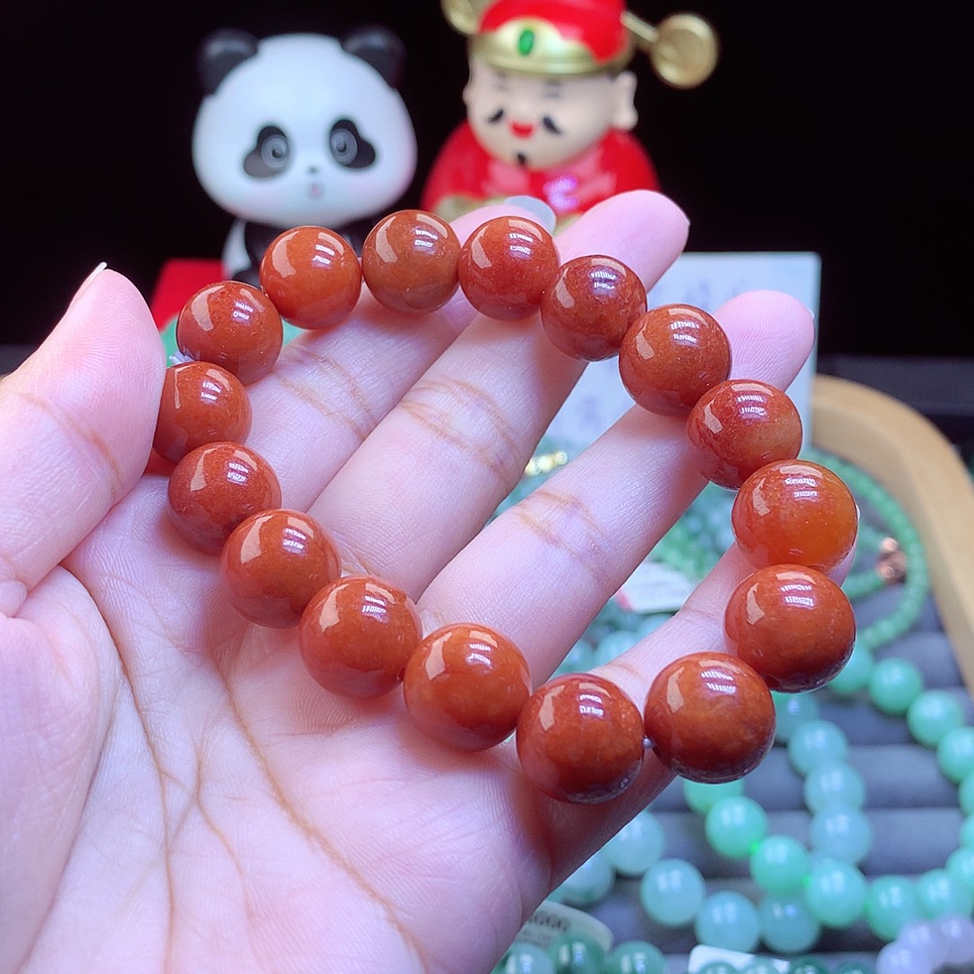 翡翠未镶嵌手链手串13