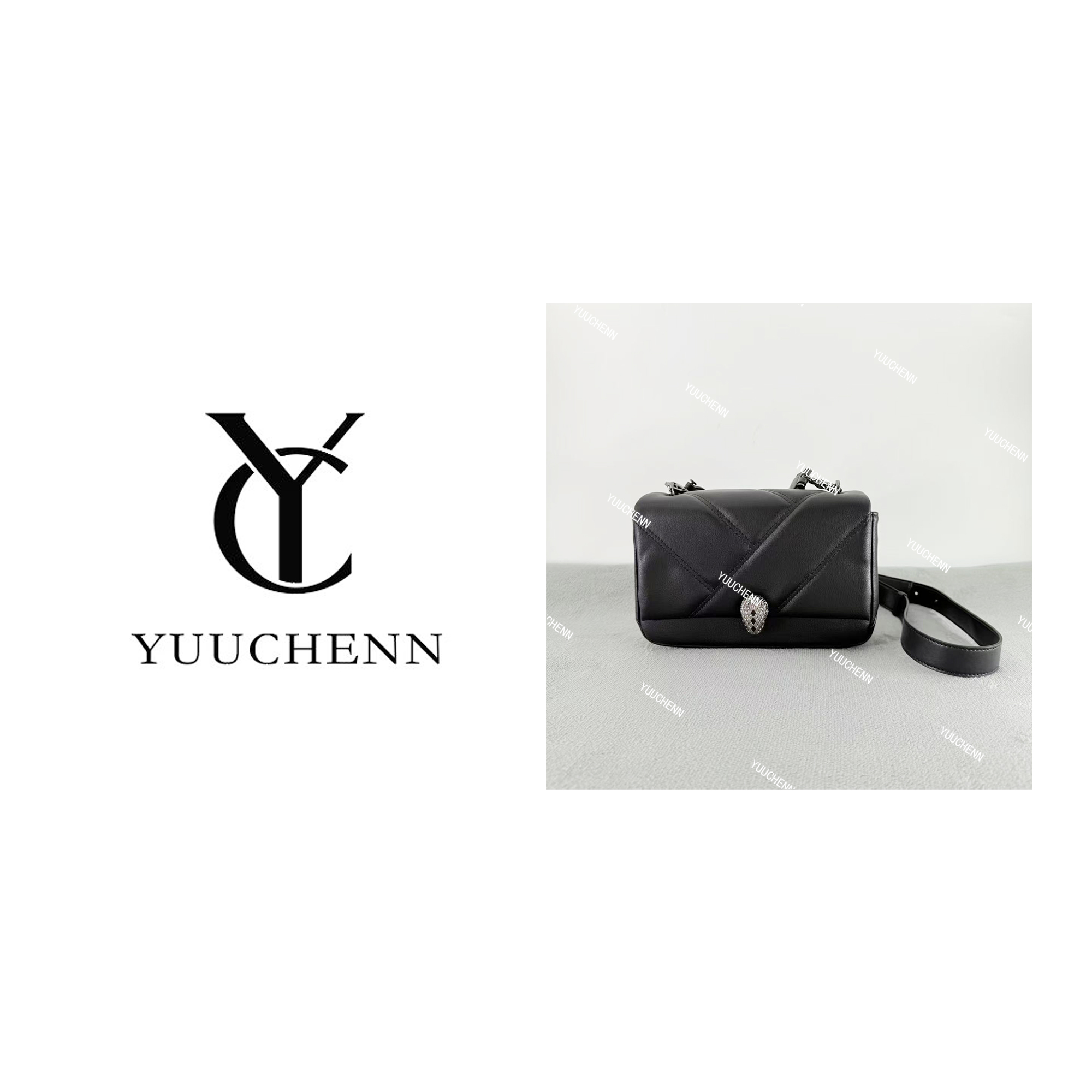 YUUCHENN/22cm原创设计高定真皮包 HH5557
