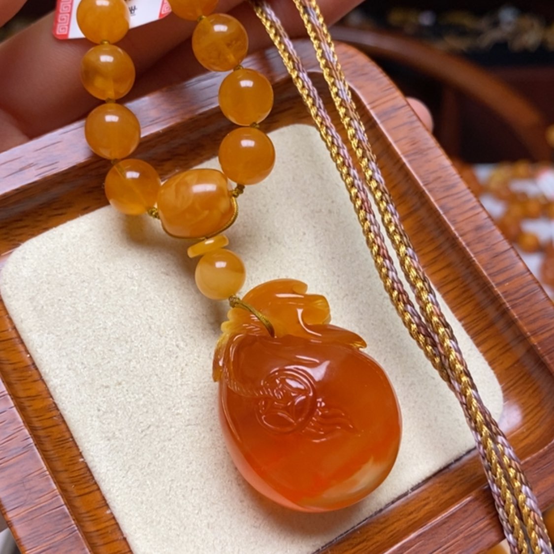 【闪购商品】蜜蜡颈饰未镶嵌项链
