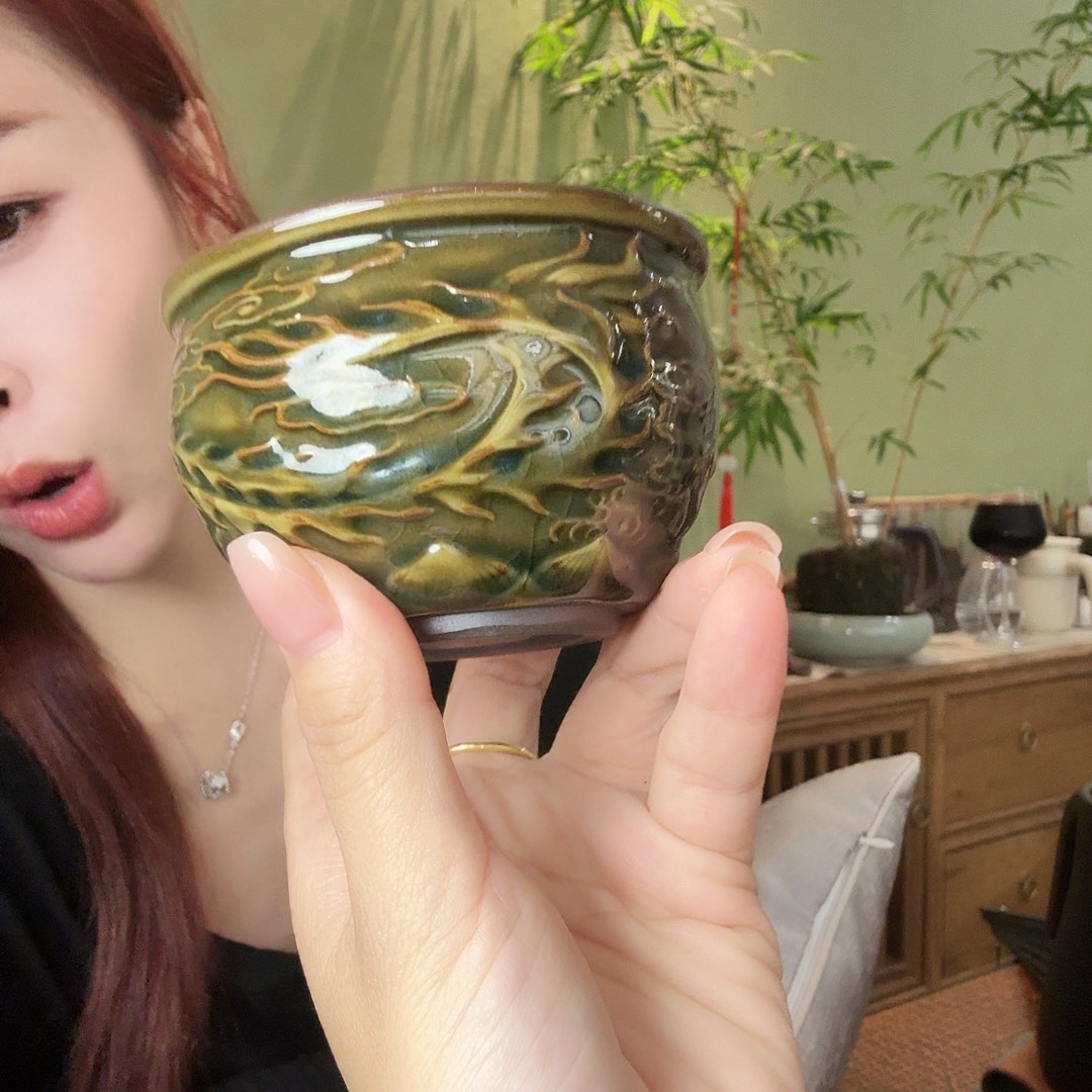 好***木茶壶紫砂石红杯钧釉杯