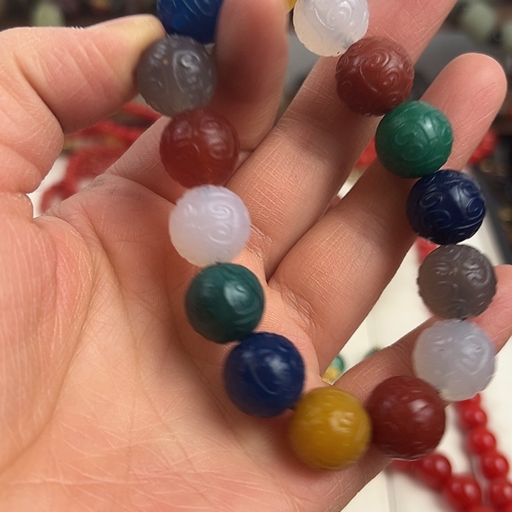 玛瑙/玉髓颈饰合金