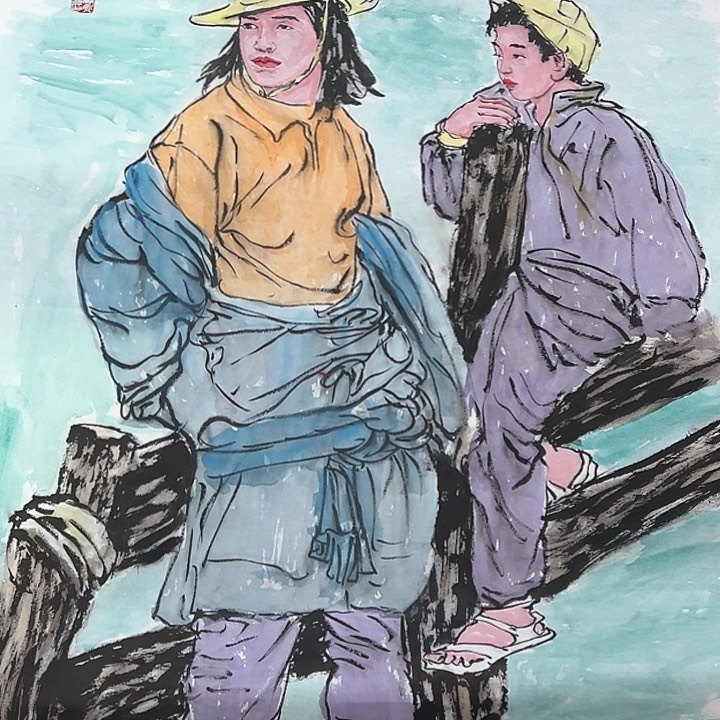 国画纯手工作品欣赏作品