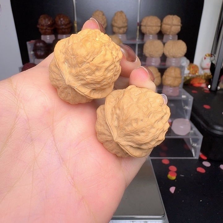 R***雷文玩核桃吊坠35尺寸放漏蛙