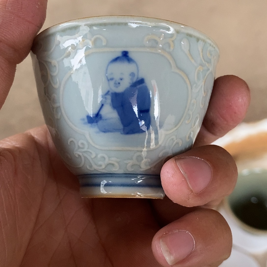 杯景德镇高温还原陶瓷