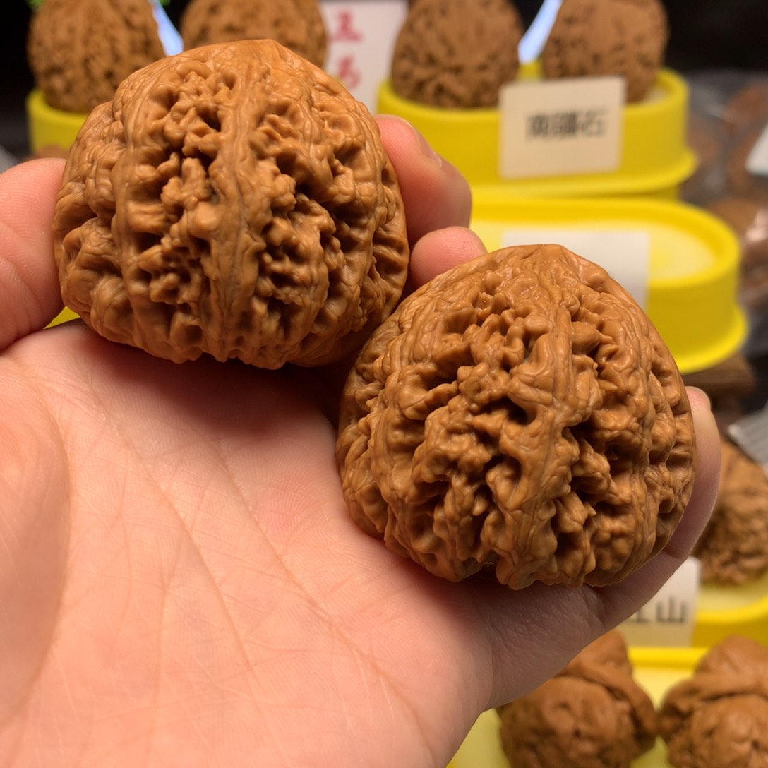 文玩核桃把件岳***i46粗筋