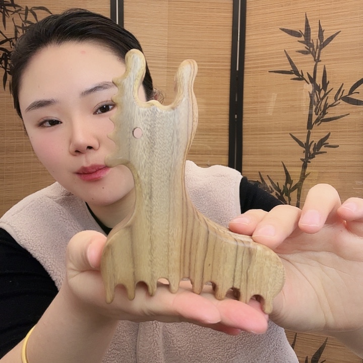 花梨木小鹿放松工具瑕疵