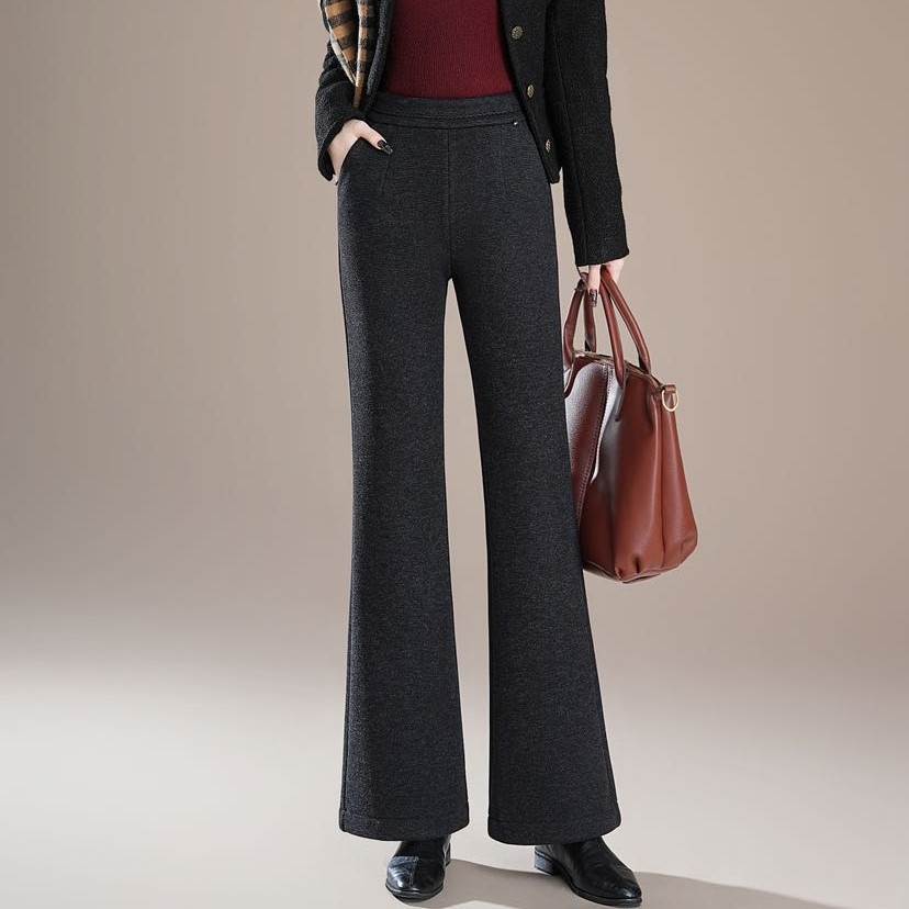 新款时尚洋气百搭气质筒喇裤8190