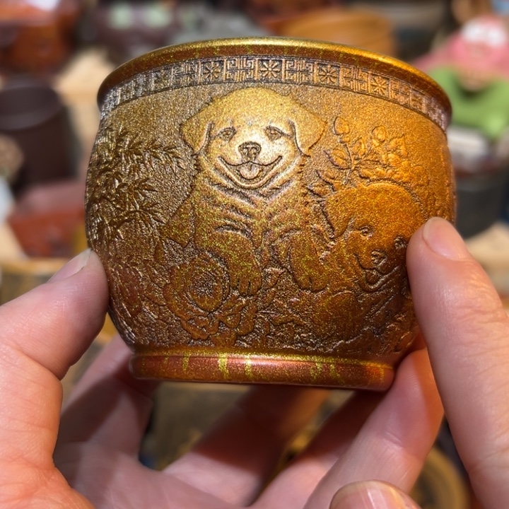 紫砂茶杯宜兴紫砂主人杯