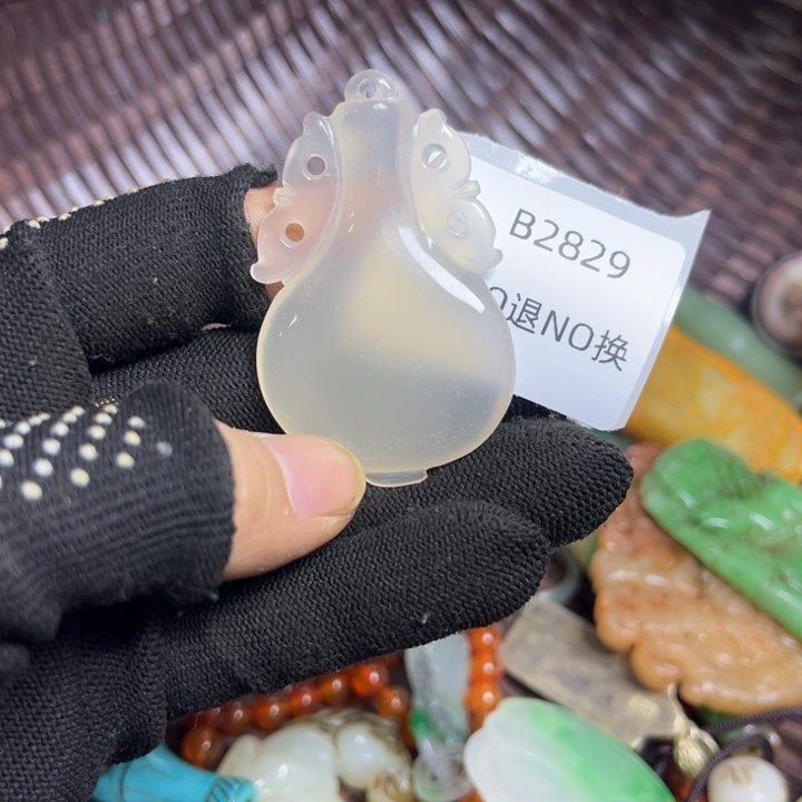 罗***叔龙脊菩提吊坠工艺品2829