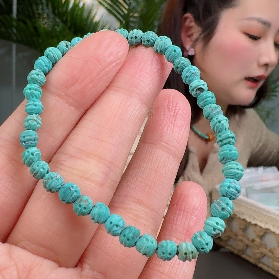 绿松石珠宝奇石未镶嵌