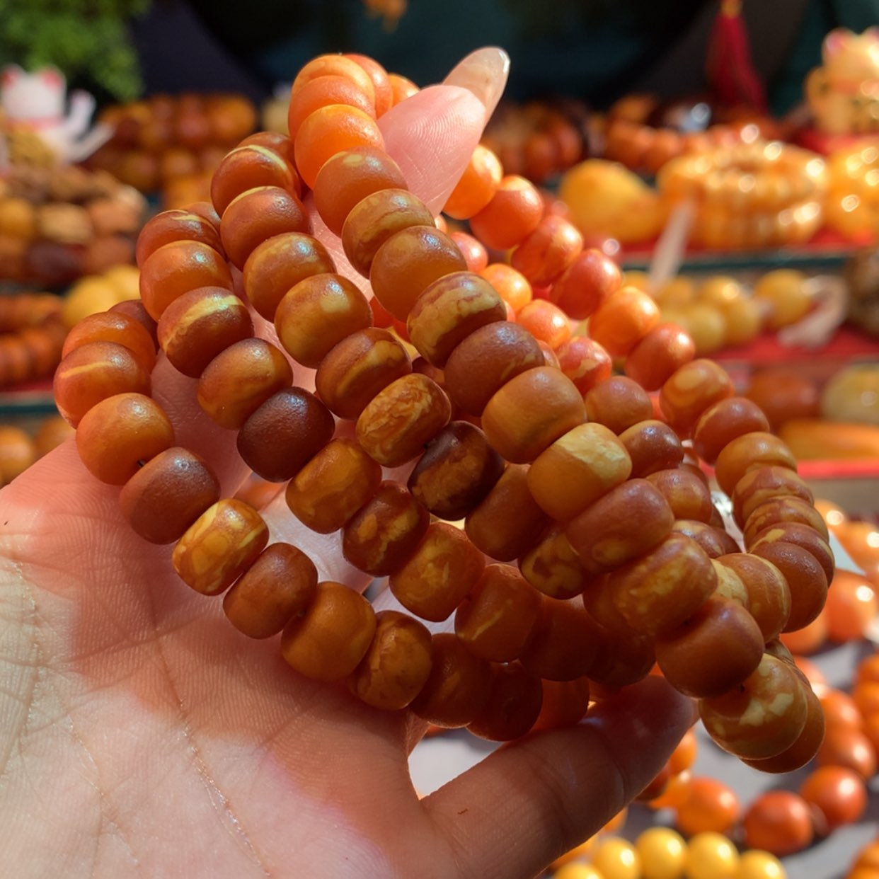 【闪购商品】琥珀手链未镶嵌蜜蜡