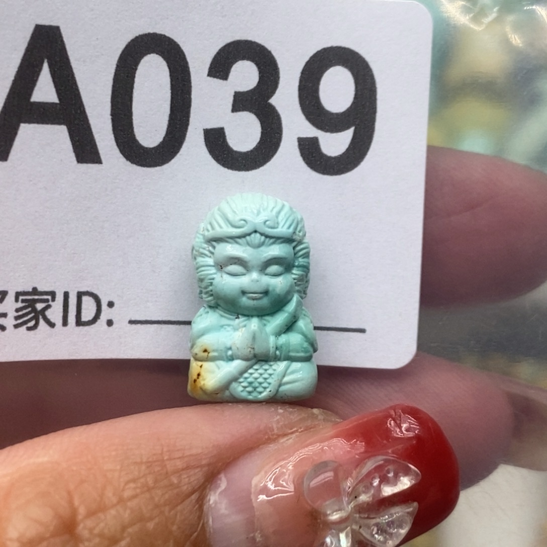 绿松石珠宝奇石未镶嵌