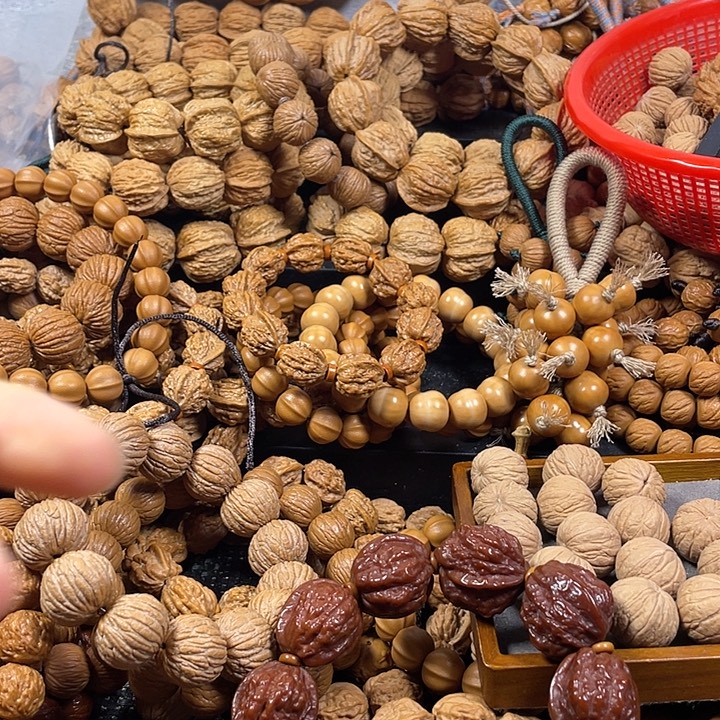 止***水猴头核桃手串猴头核桃