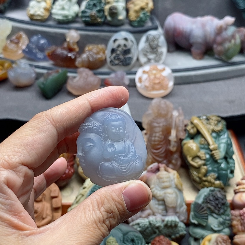 【闪购商品】未镶嵌吊坠定制玛瑙