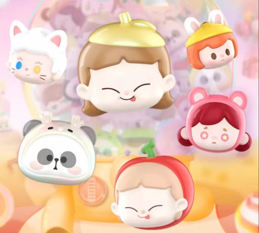 【踩尾巴puls】后三位萌粒搪胶脸潮玩盲盒摆件3.4洋洋