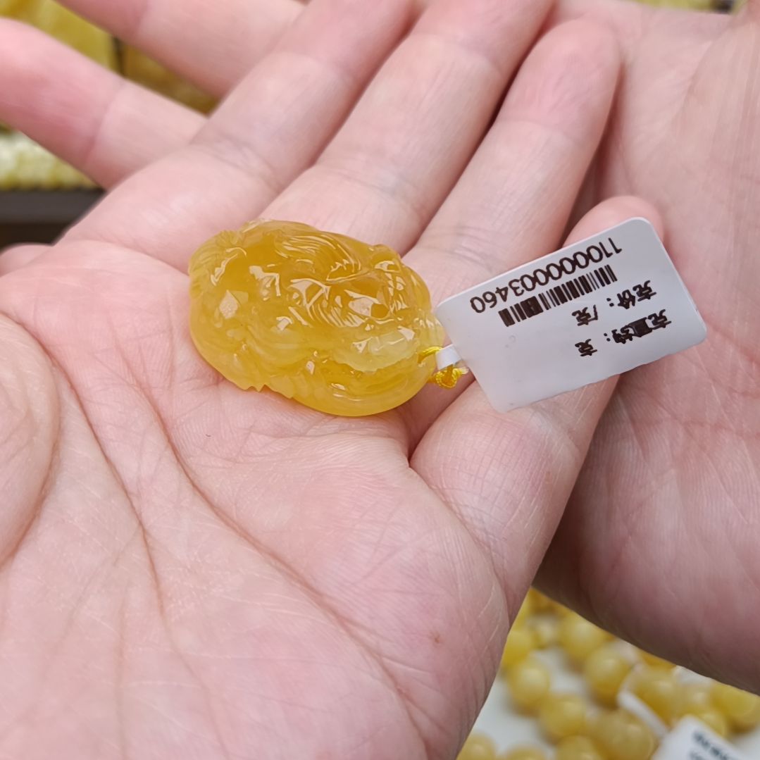 蜜蜡吊坠(不含链)未镶嵌貔貅