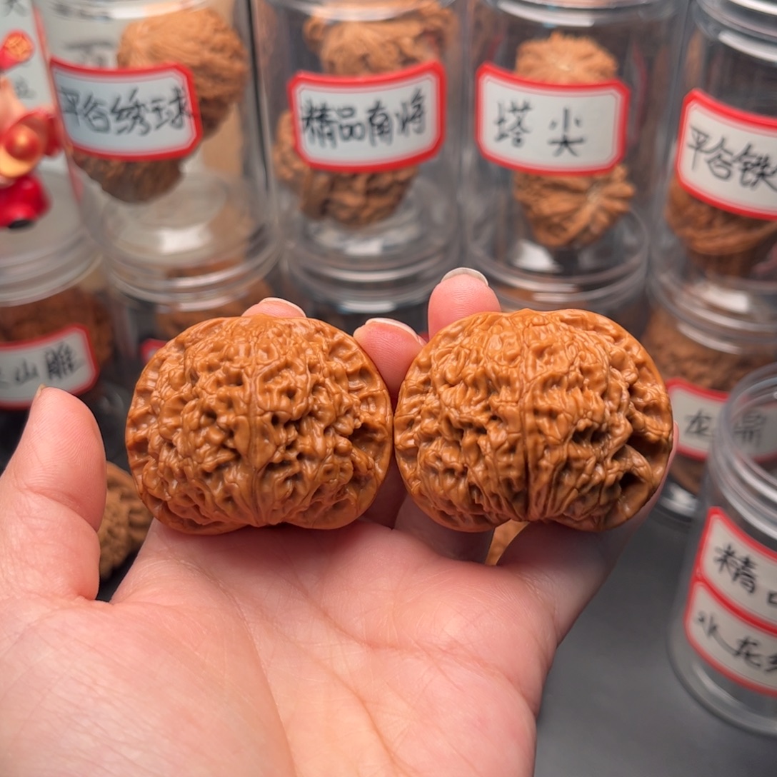 把件文玩核桃45精品水龙纹