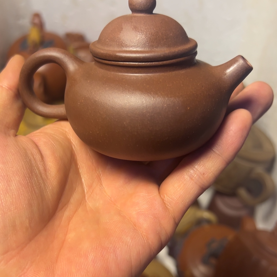 茶壶紫砂宜兴原矿紫砂壶130毫升容量