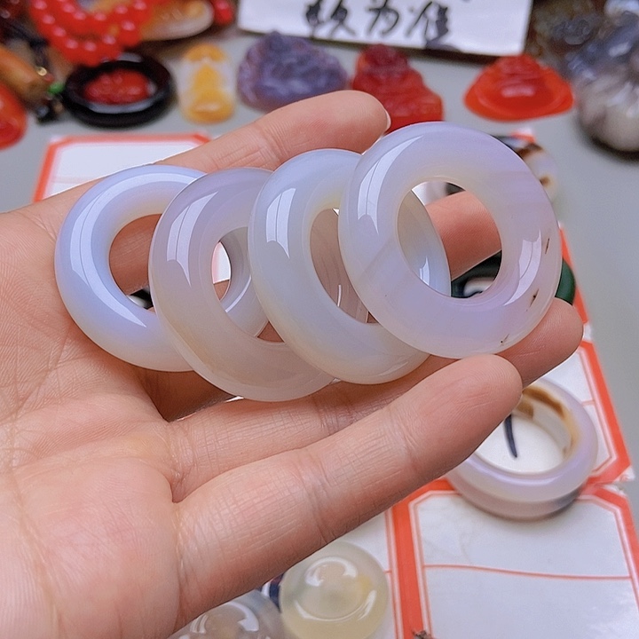 【闪购商品】未镶嵌玛瑙/玉髓珠宝半成品.***圣