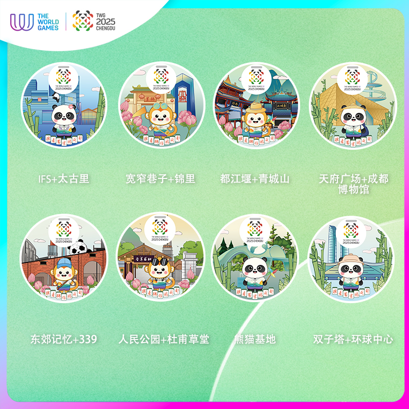 2025成都世运会-吉祥物锦仔蜀宝-成都之旅香氛挂牌
