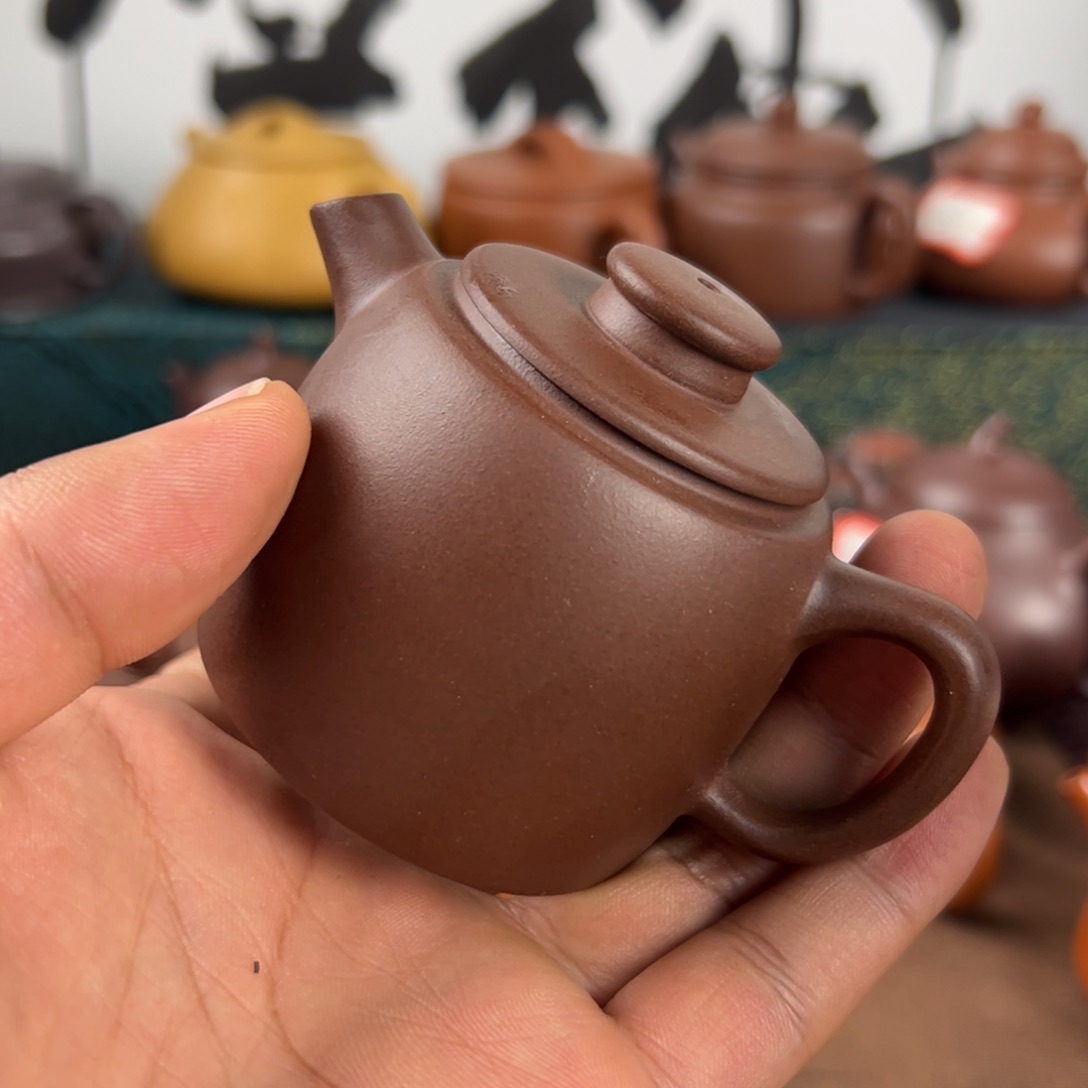 紫砂茶壶半手工巨轮