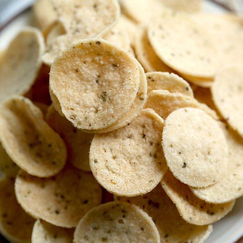 【包邮】萍乡纯手工硬米麻片玉兰片散装薄脆怀旧年货小零食约1斤