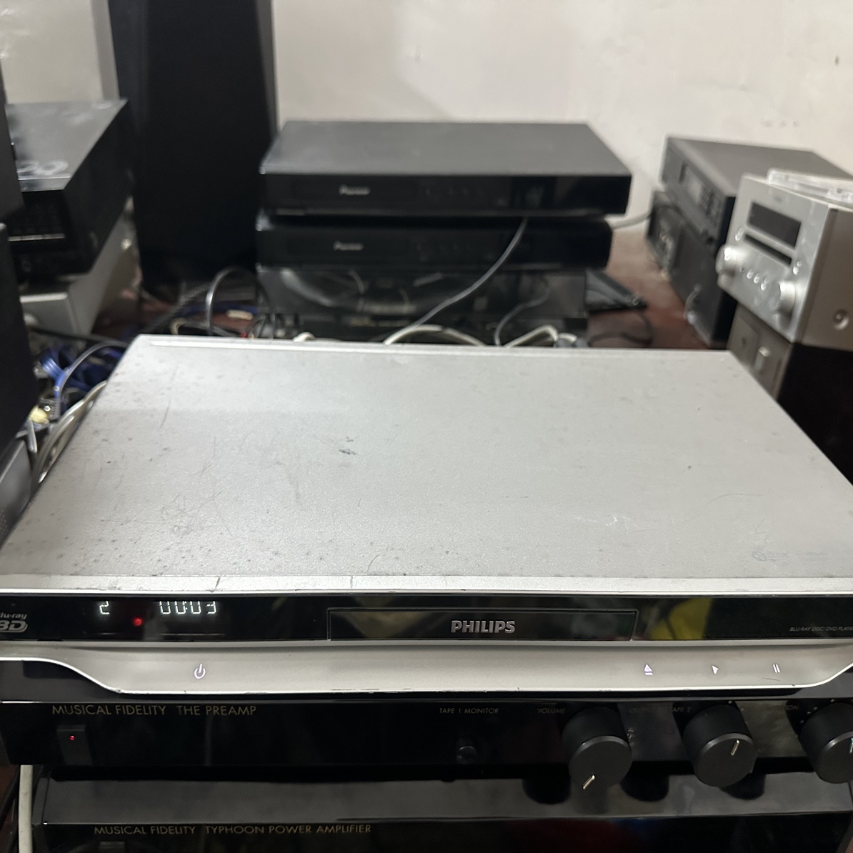 8新 Philips/飞利浦 二手飞利浦蓝光机，带遥控器不包邮